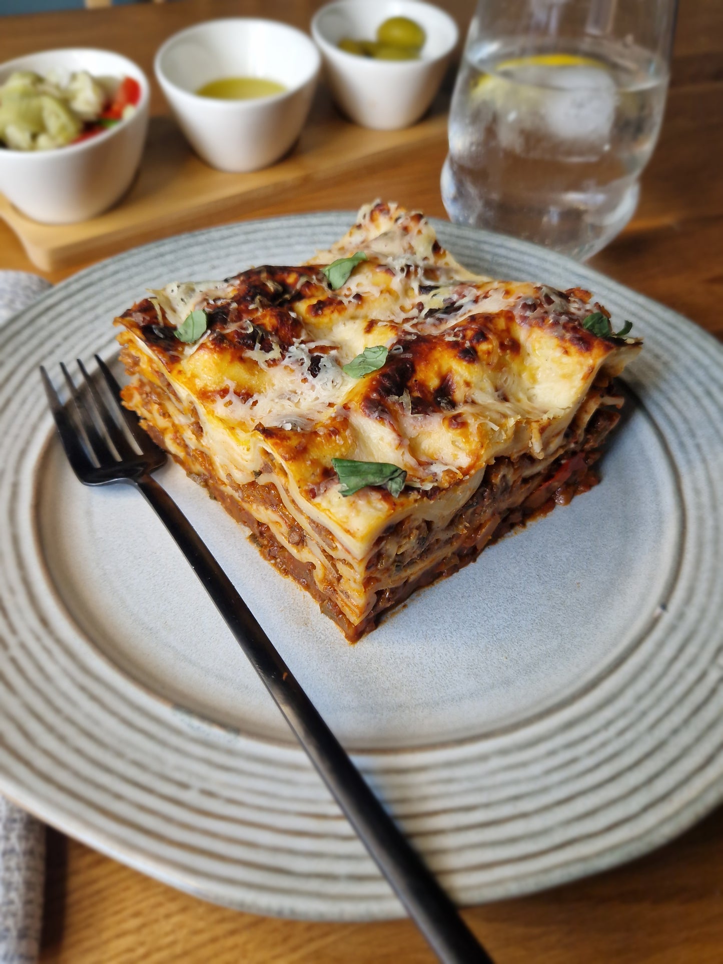 Beef shin lasagne