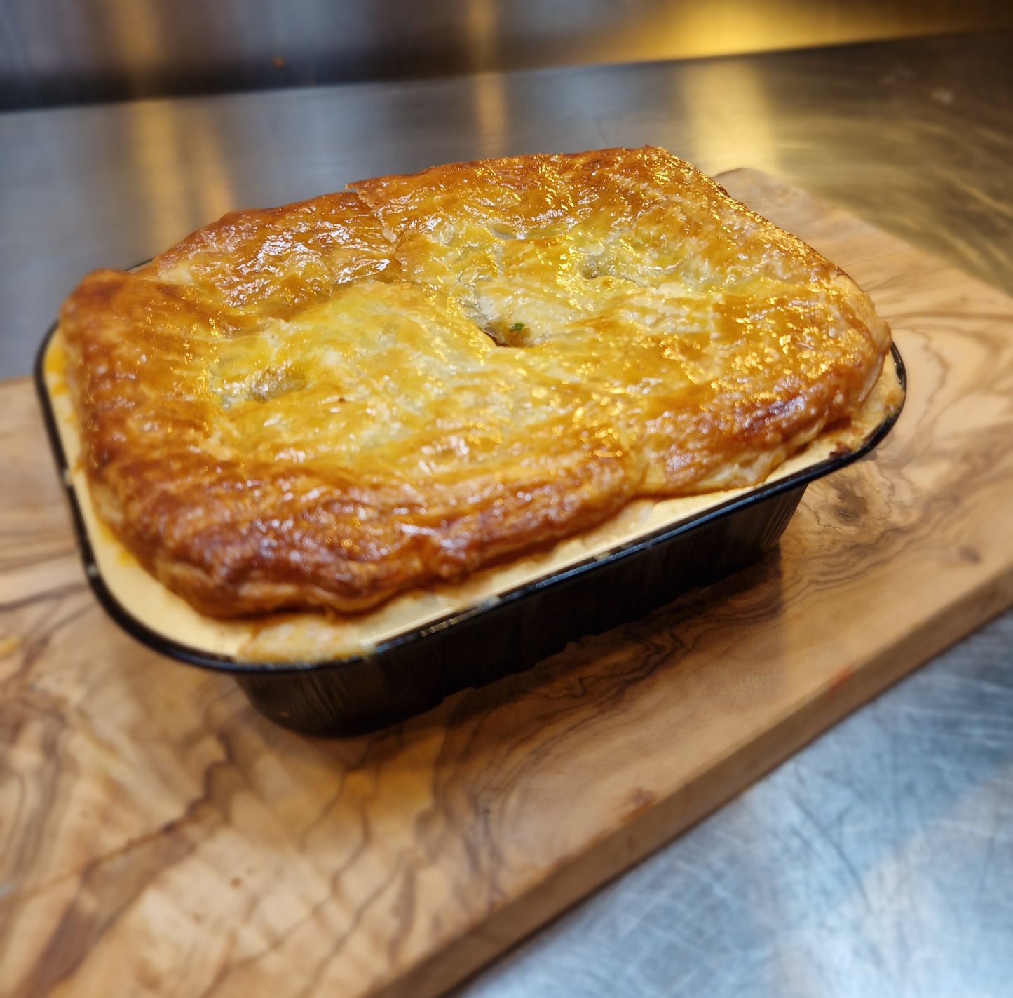 Festive season steak pie
