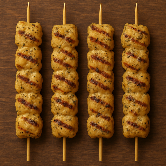 4 Chicken Skewers (Pineapple & Mint Marinade)