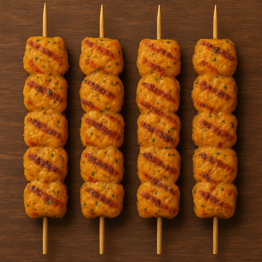 4 Chicken Skewers (Mango, Chilli & Mint Marinade)