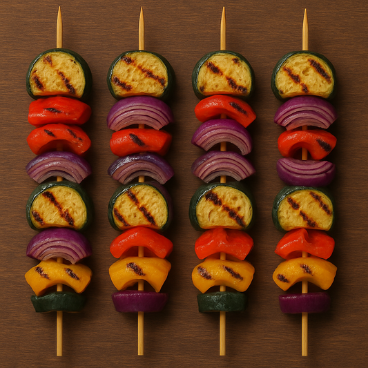 Grilled Vegetable Skewers (4 pieces)